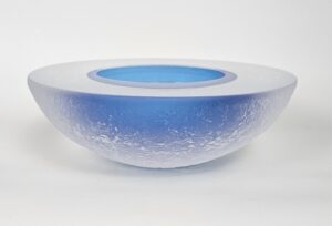 Mísa křišťálová leptaná 25 x 9 cm - Pavel Havelka