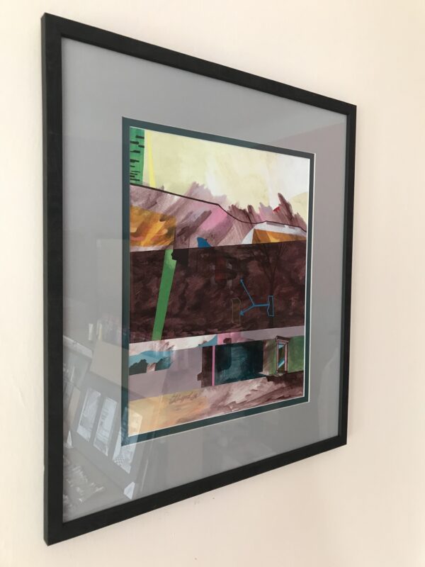 Obraz "Propojení plánů" 56 x 49 cm - Matěj Zikmund - Image 2