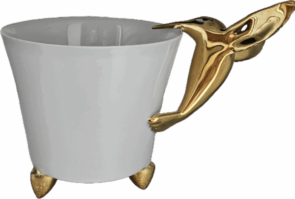 Goldfinger porcelánový hrnek kolibřík zlatý - 0,3 l - Image 4