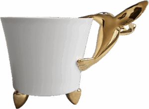 Goldfinger porcelánový hrnek kolibřík zlatý - 0,3 l
