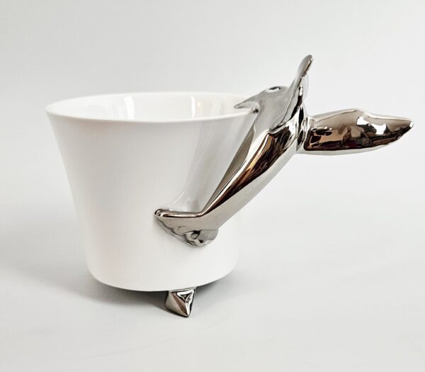 Goldfinger porcelánový hrnek kolibřík platinový - 0,3 l - Image 2