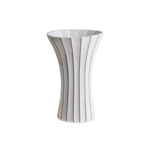 Goldfinger porcelánová váza Retro T černá linka