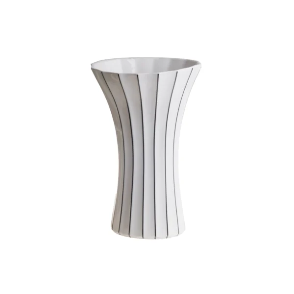 Goldfinger porcelánová váza Retro T černá linka