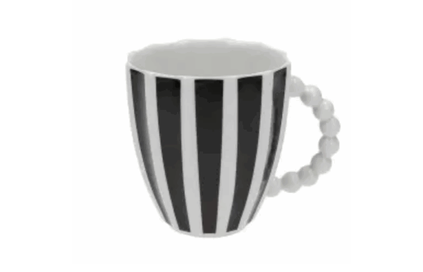 Goldfinger porcelánový hrnek Retro Z černý pruh - 0,4 l