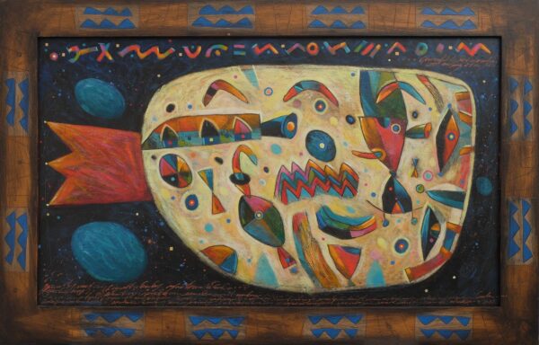 Obraz "Letěla kometa" 89x140 cm - Michal Halva
