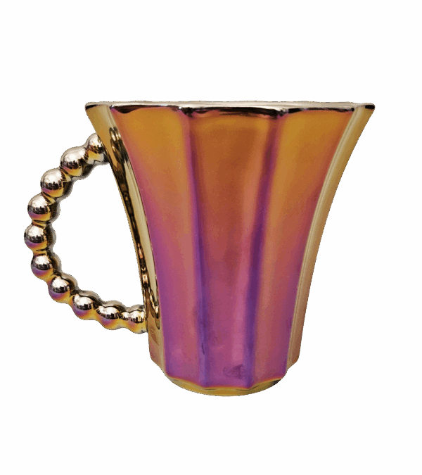 Goldfinger porcelánový hrnek Retro T titan purpurový - 0,25 l