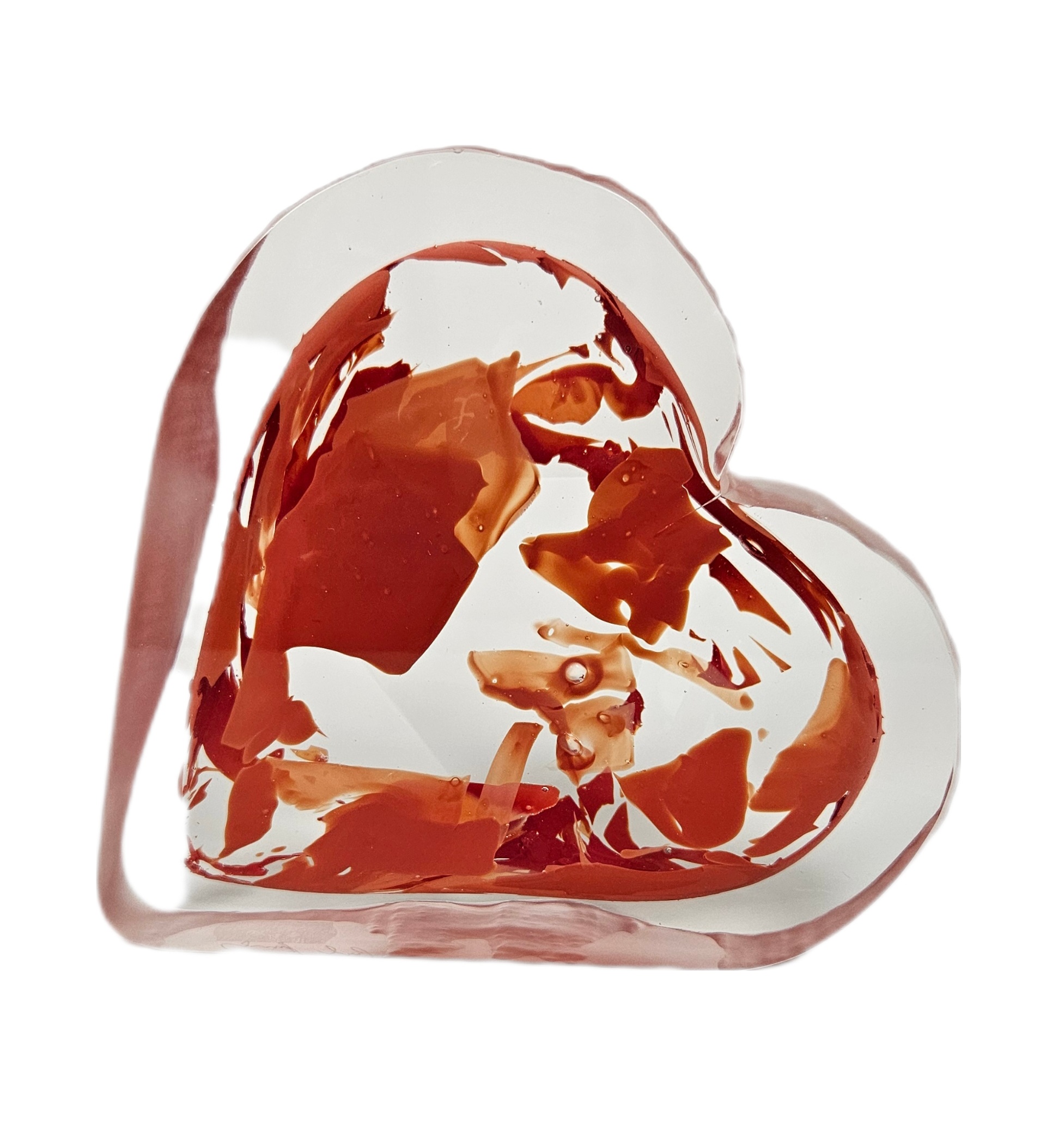 Křišťálové srdce broušené z hutního skla - Pavel Havelka - Obrázek 9