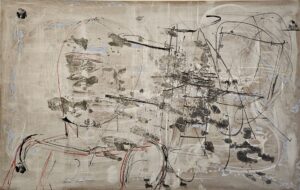 Obraz "Setkání v meziprostoru" 83 x 132 cm  - Josef Duchan