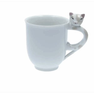 Goldfinger porcelánový hrnek kočka hnědá - 0,4 l