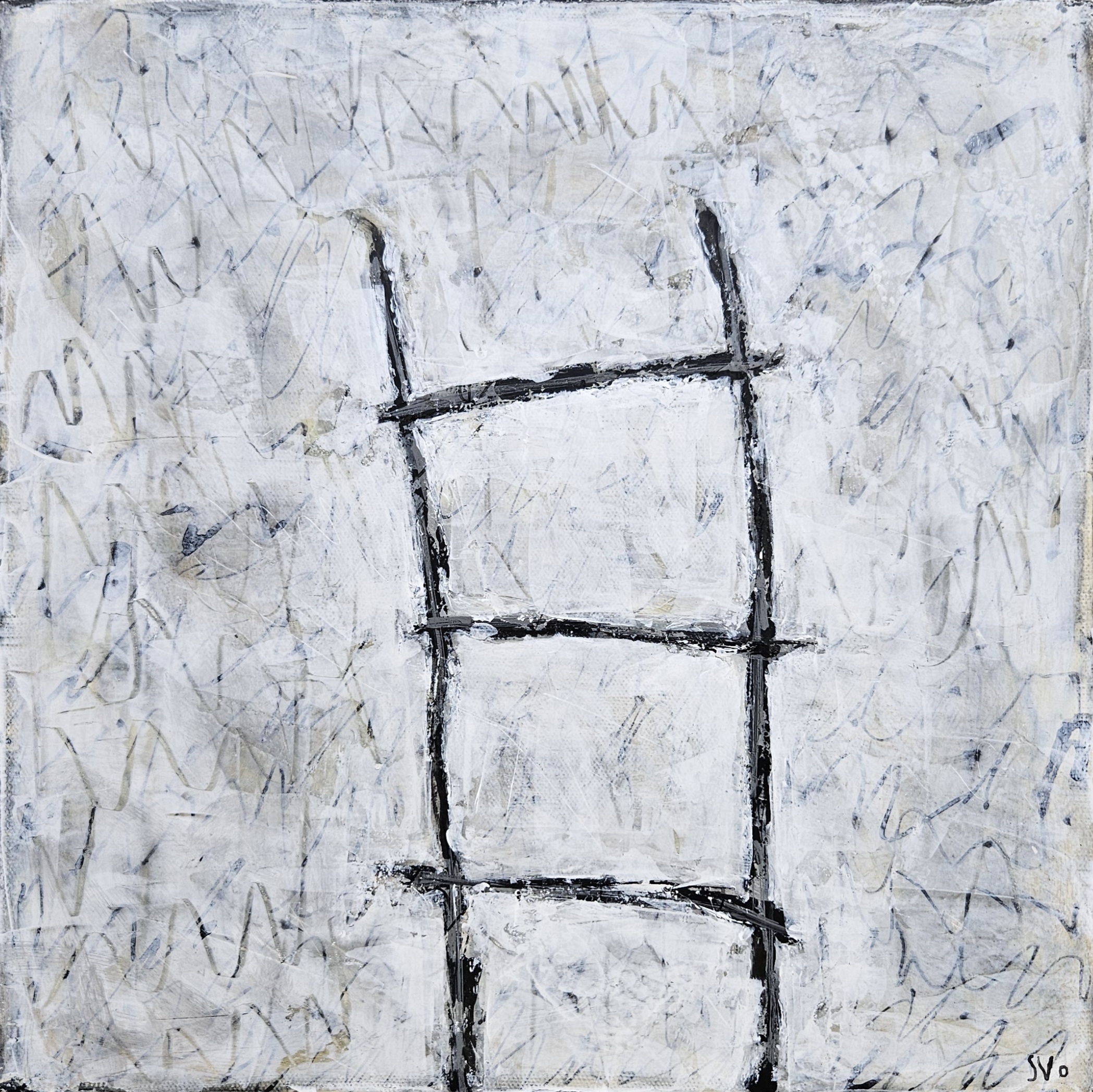 Obraz „Žebříček“ 30 x 30 cm – Jan Svoboda
