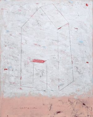 Obraz "Červená stříška" 50 x 40 cm - Jan Svoboda