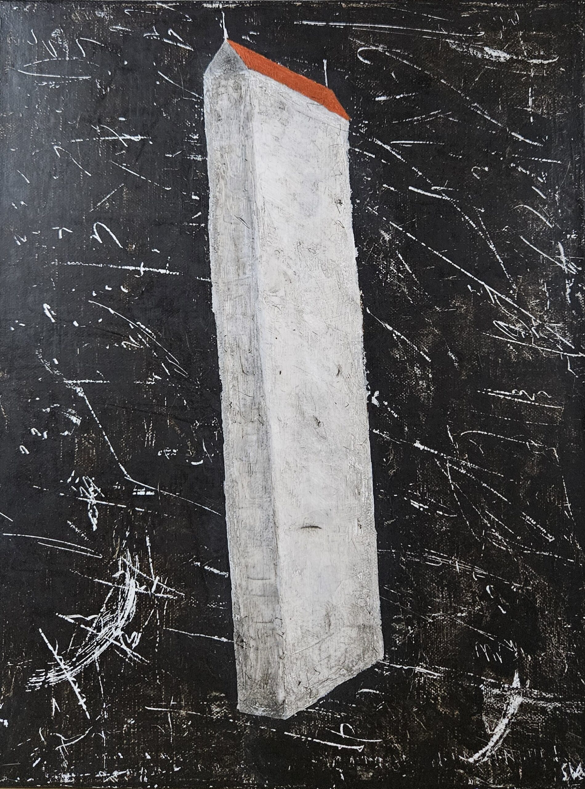 Obraz „Rustikální mrakodrap“ 45 x 35 cm – Jan Svoboda