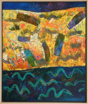 Obraz "Tajemství zlatonosné řeky" 60x40 cm - Michal Halva