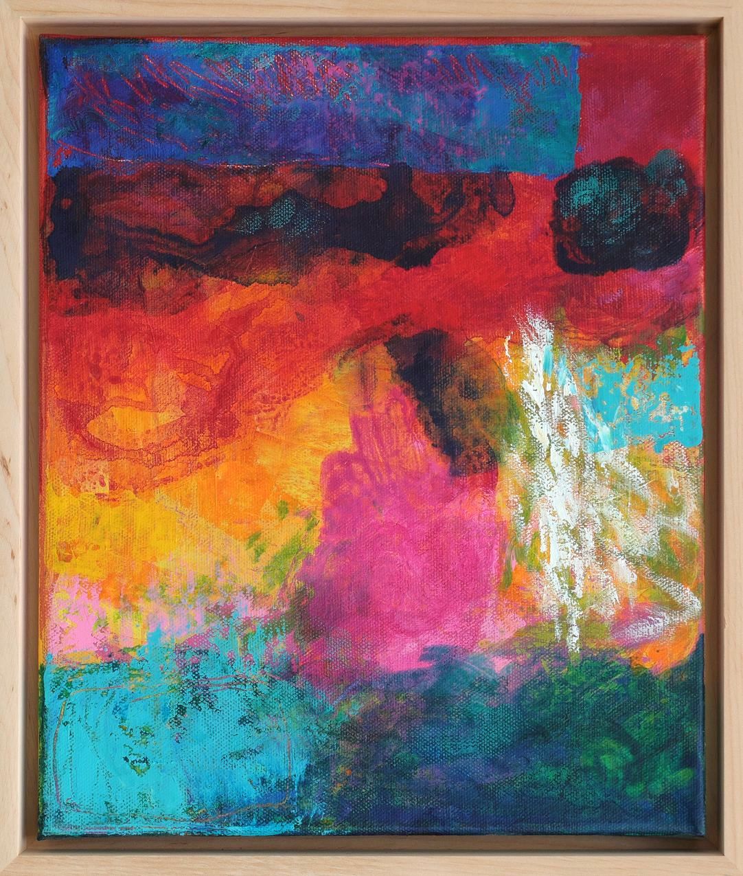 Obraz „Život jako růžová zahrada“ 30×25 cm – Michal Halva