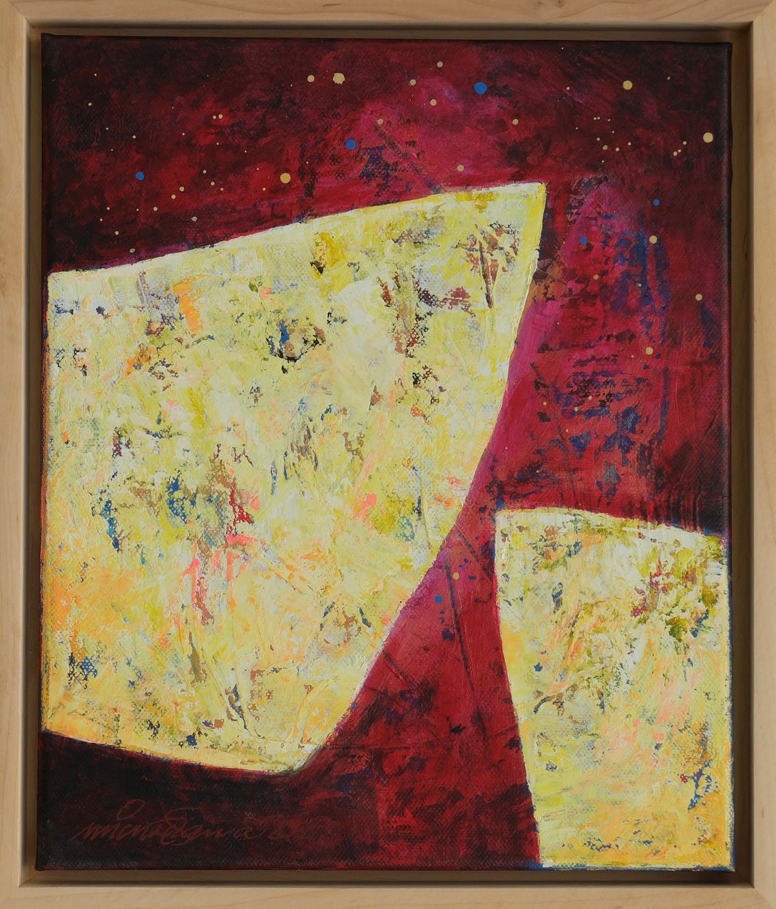 Obraz „Sblížení“ 30×25 cm – Michal Halva