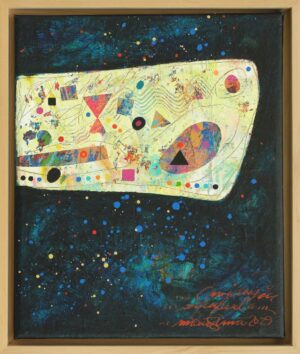 Obraz "Kousek galaxie" 30x25 cm - Michal Halva