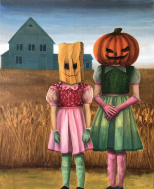 Obraz "Halloween comes early" 110 x 90 cm - Barbora Dohnalová