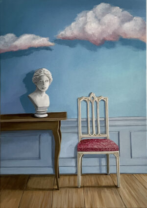 Obraz "Head in clouds" 60 x 90 cm - Barbora Dohnalová