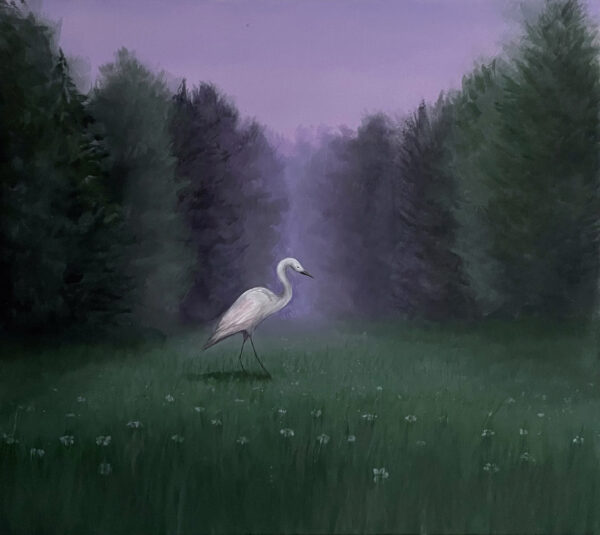 Obraz "Heron song" 80 x 90 cm - Barbora Dohnalová