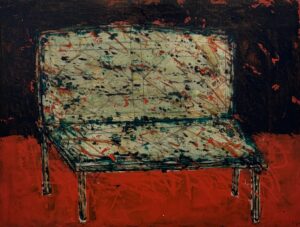 Obraz "Lavička" 30 x 40 cm - Jan Svoboda