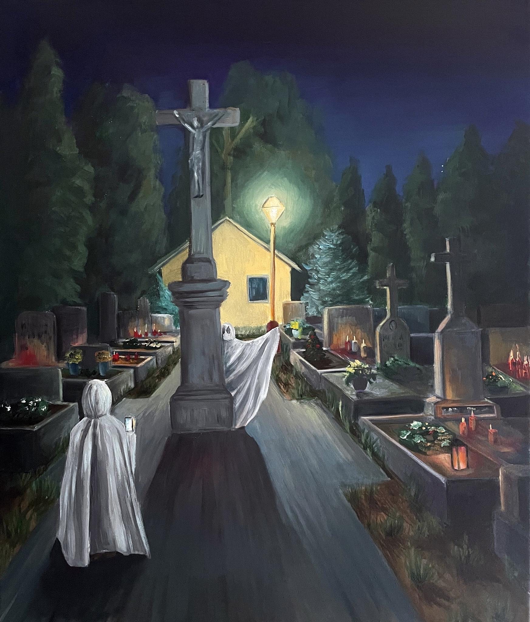 Obraz „Instageist“ 70 x 60 cm – Barbora Dohnalová