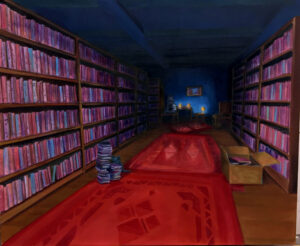 Obraz "Library I" 115 x 140 cm - Barbora Dohnalová
