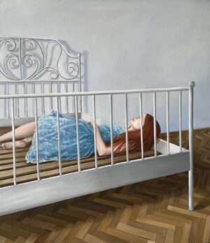 Obraz "On edge" 120 x 100 cm - Barbora Dohnalová