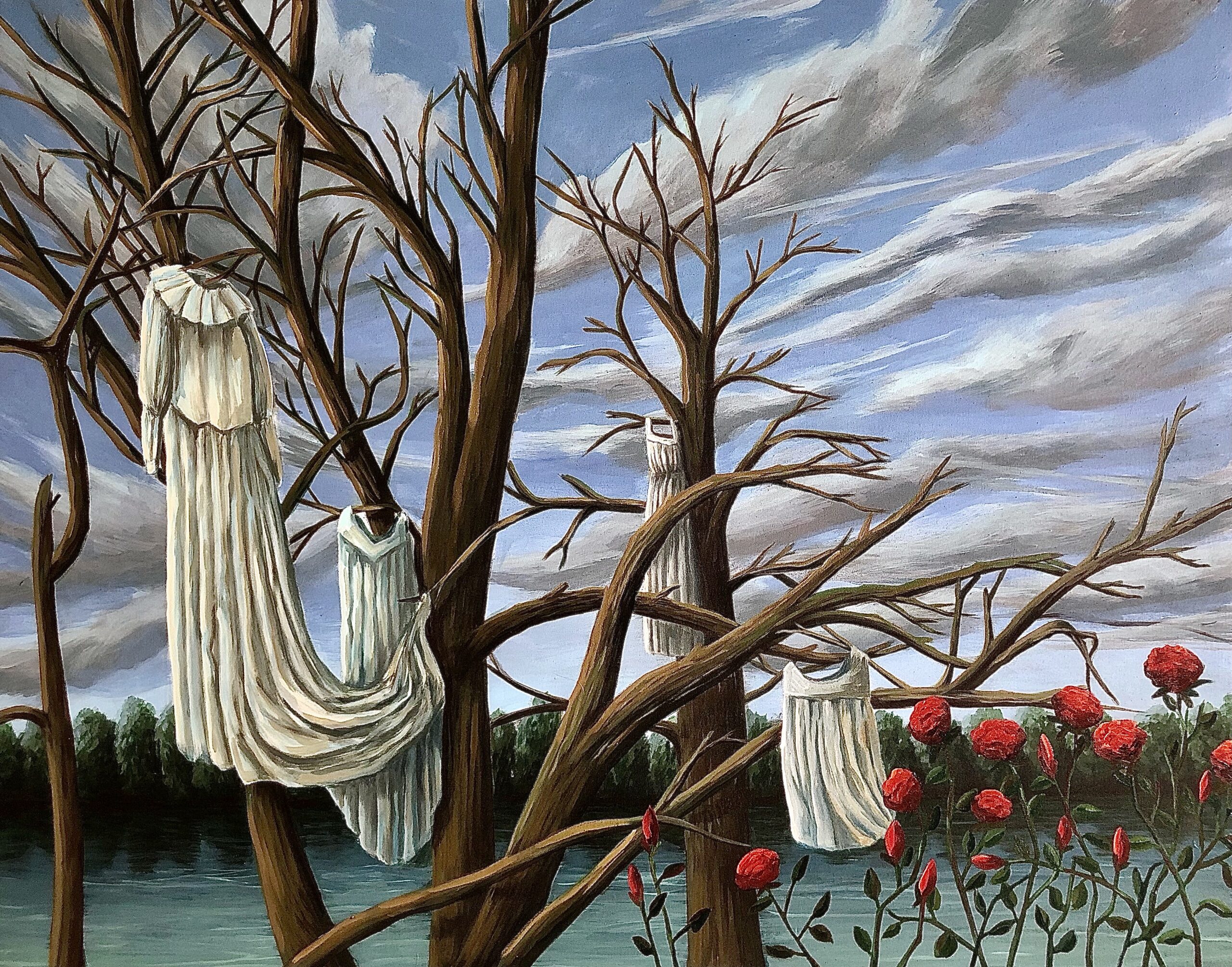 Obraz "Before the storm" 90 x 115 cm - Barbora Dohnalová