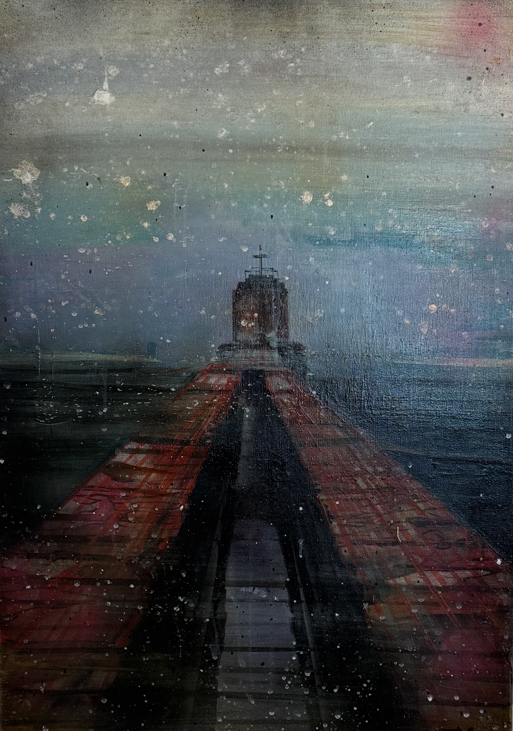 Obraz „Strážní věž“ 70 x 50 cm – Jitka Nesnídalová