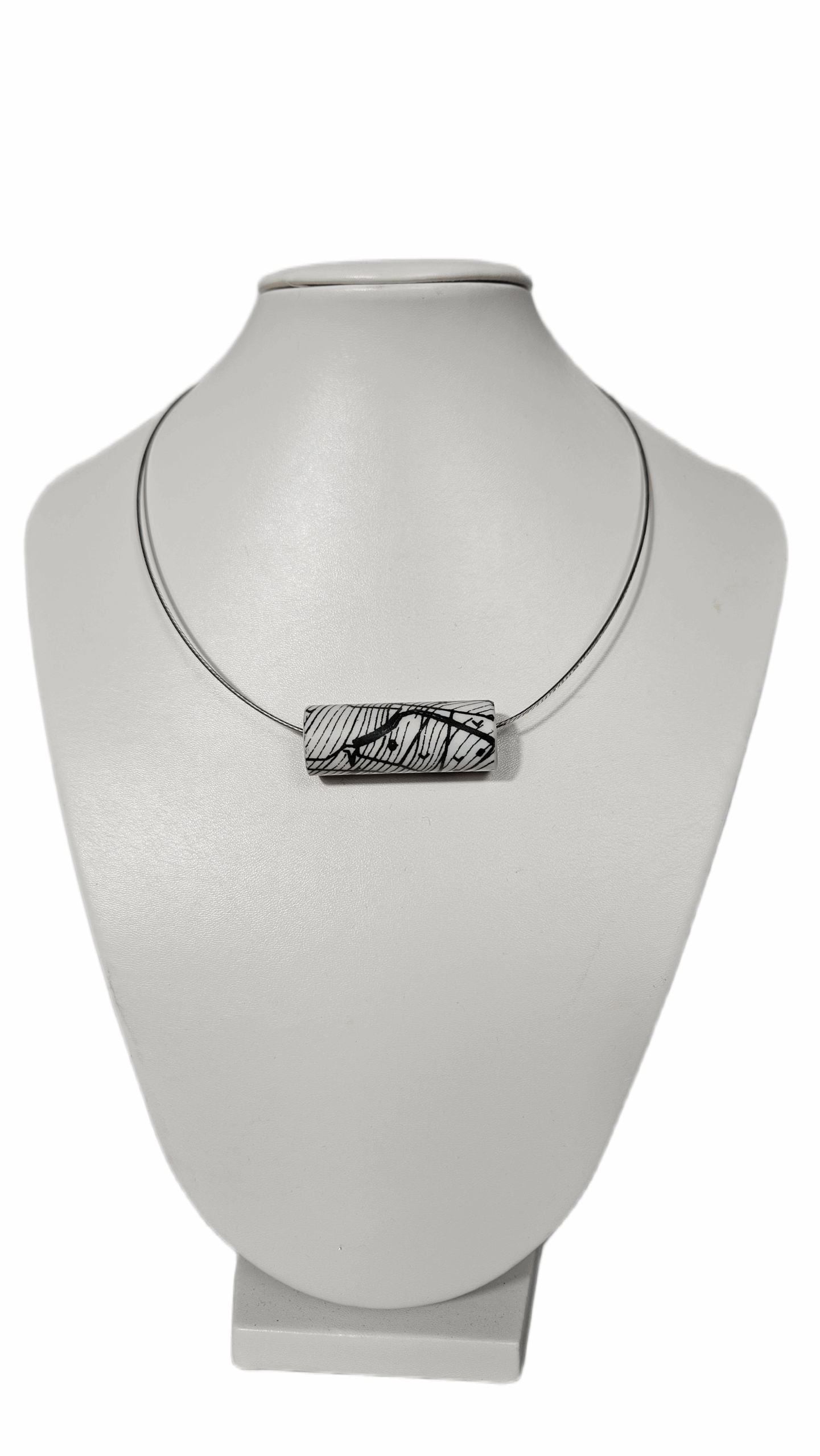 Náhrdelník ze skla malovaný – Šárka Bartko