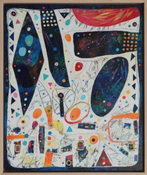 Obraz "Ideální konstelace I." 63x53 cm - Michal Halva