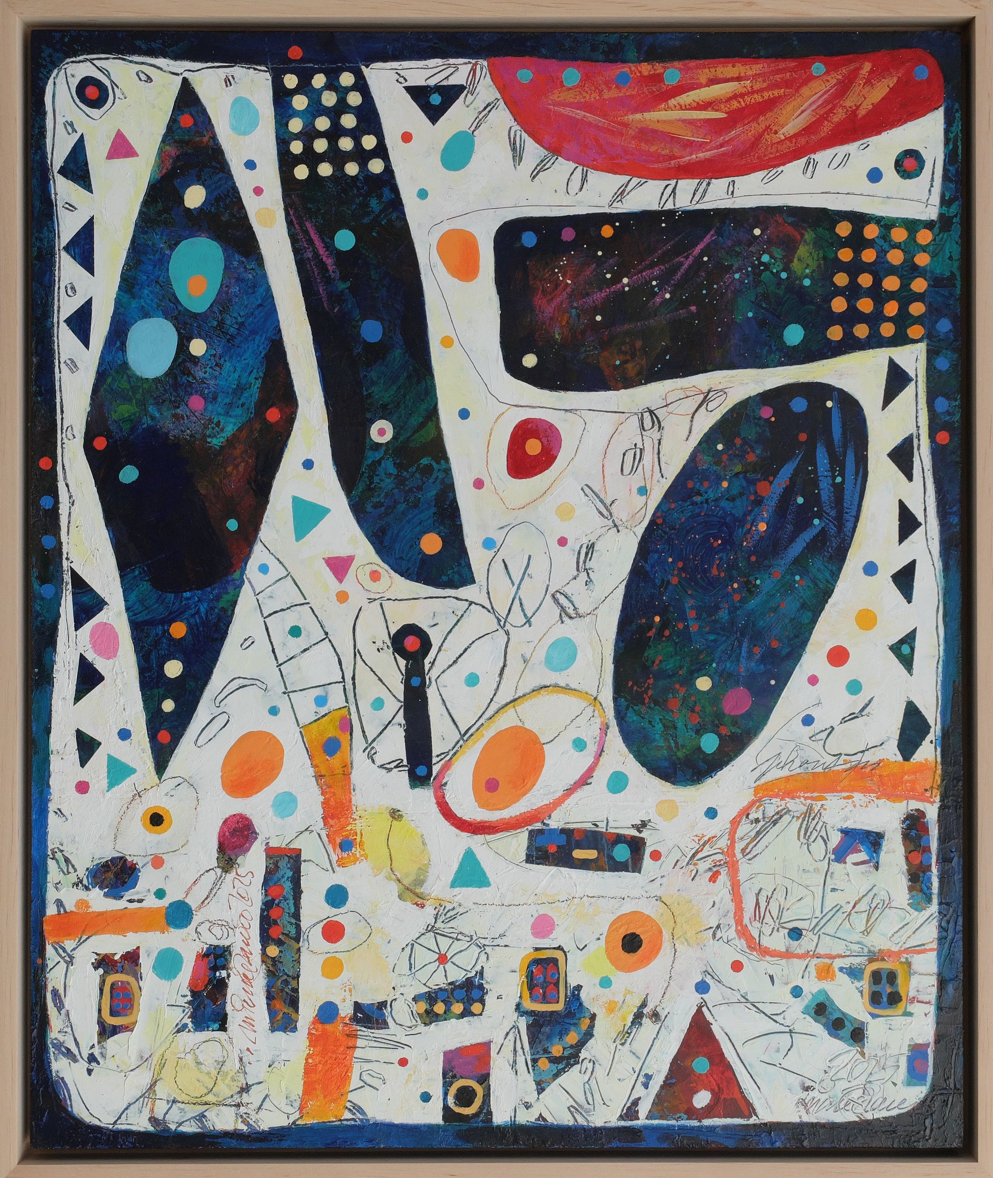 Obraz „Ideální konstelace I.“ 63×53 cm – Michal Halva