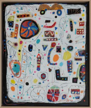 Obraz "Ideální konstelace II." 63x53 cm - Michal Halva