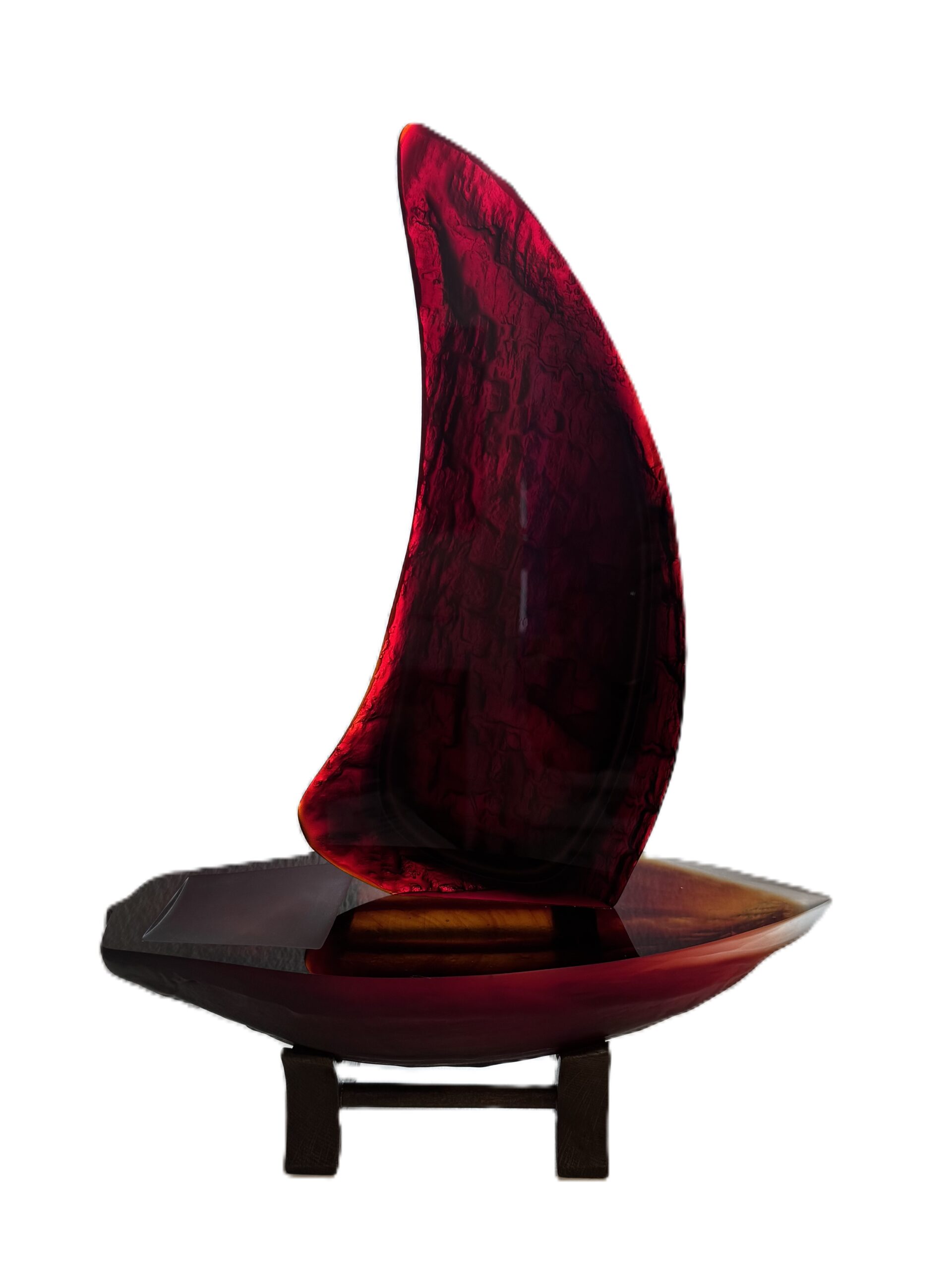 Jachta z hutního skla – Pavel Havelka