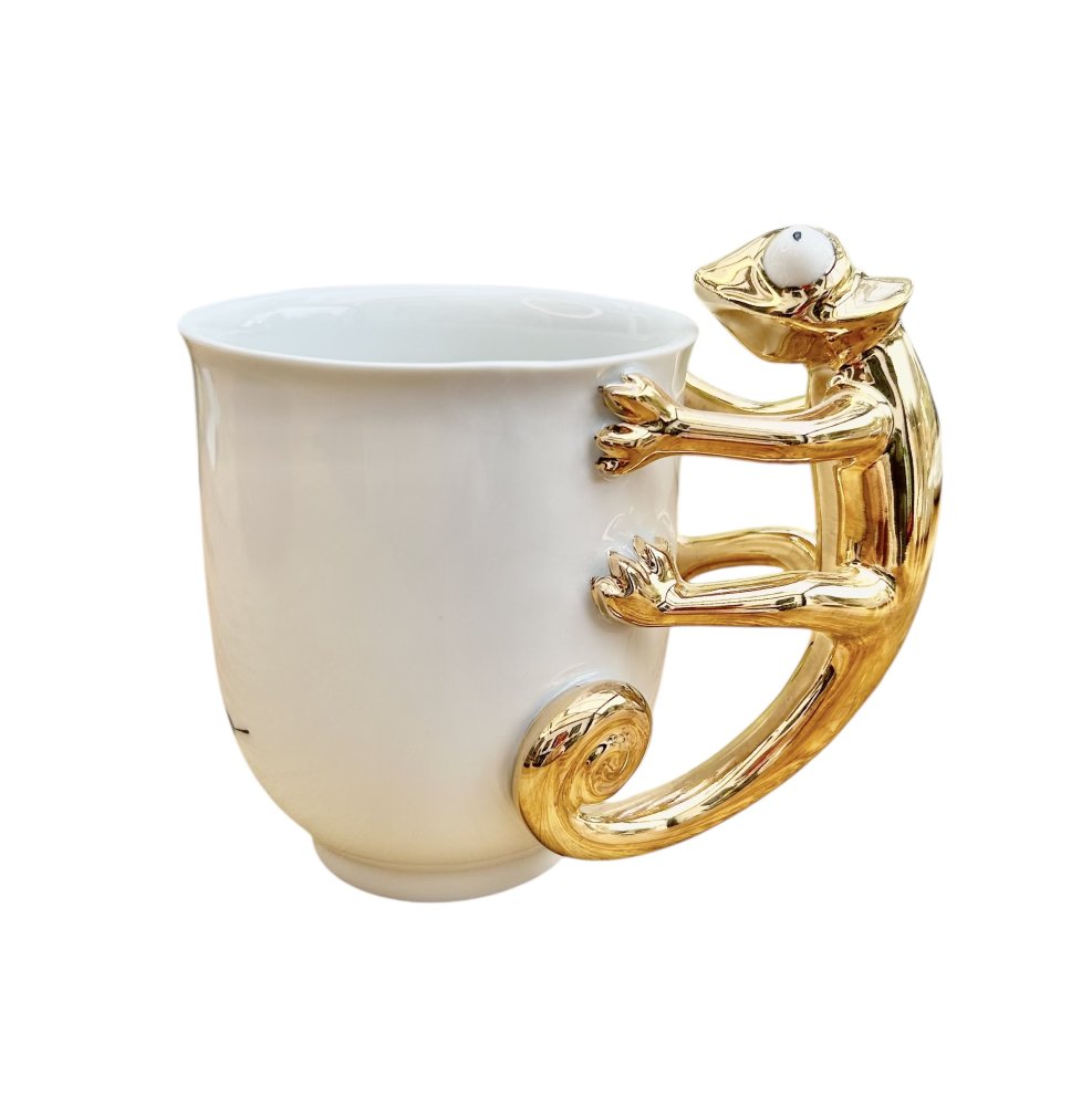 Goldfinger porcelánový hrnek Chmeleon zlatý – 0,4 l