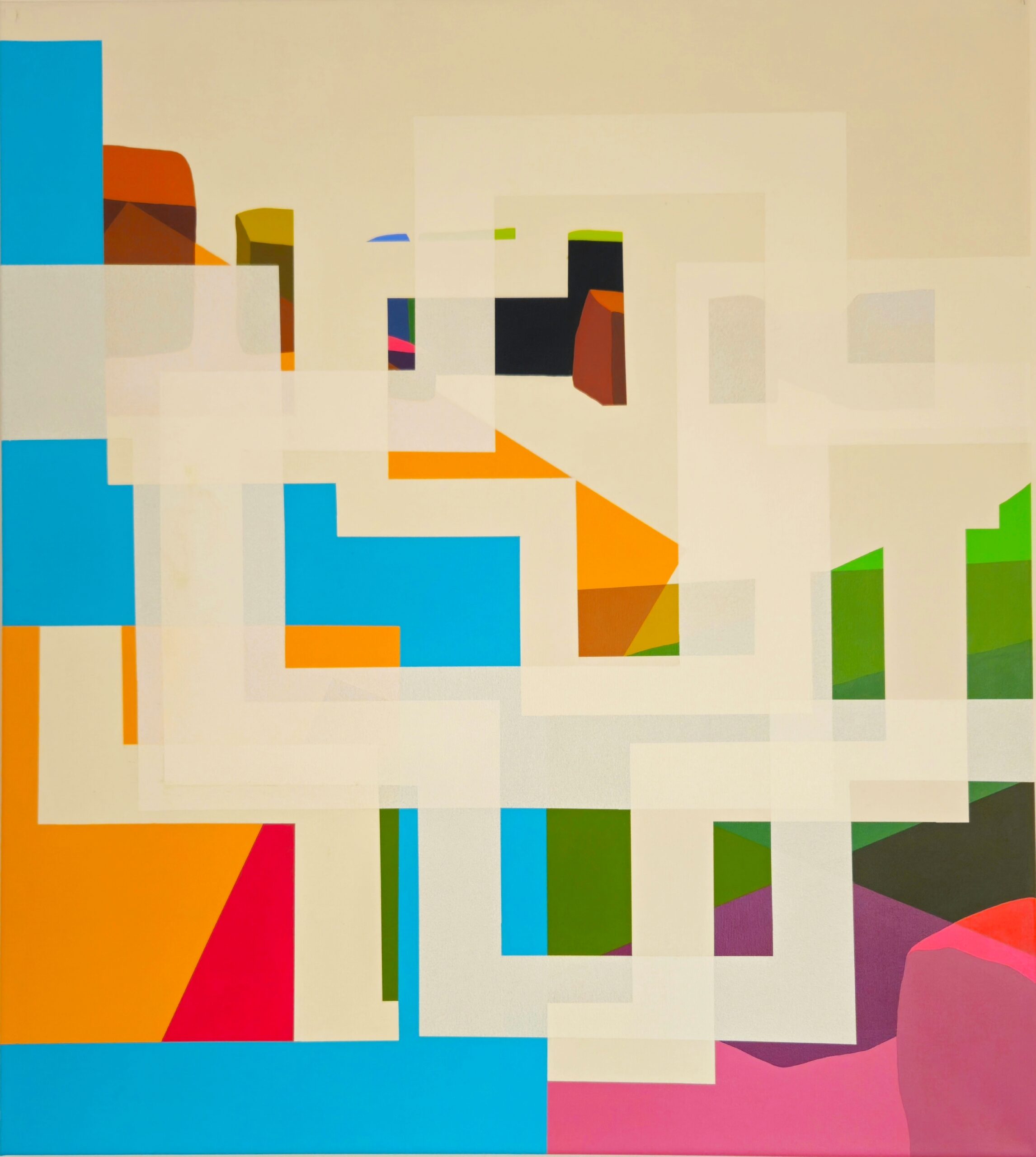 Obraz „Flying stones 35“ 90 x 80 cm – Aldin Popaja