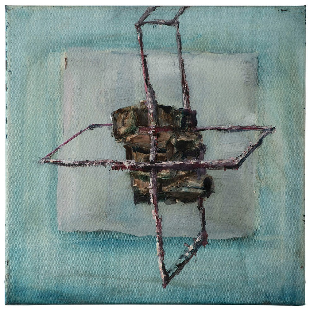 Obraz „Levitace“ 40×40 cm – Oldřich Tichý