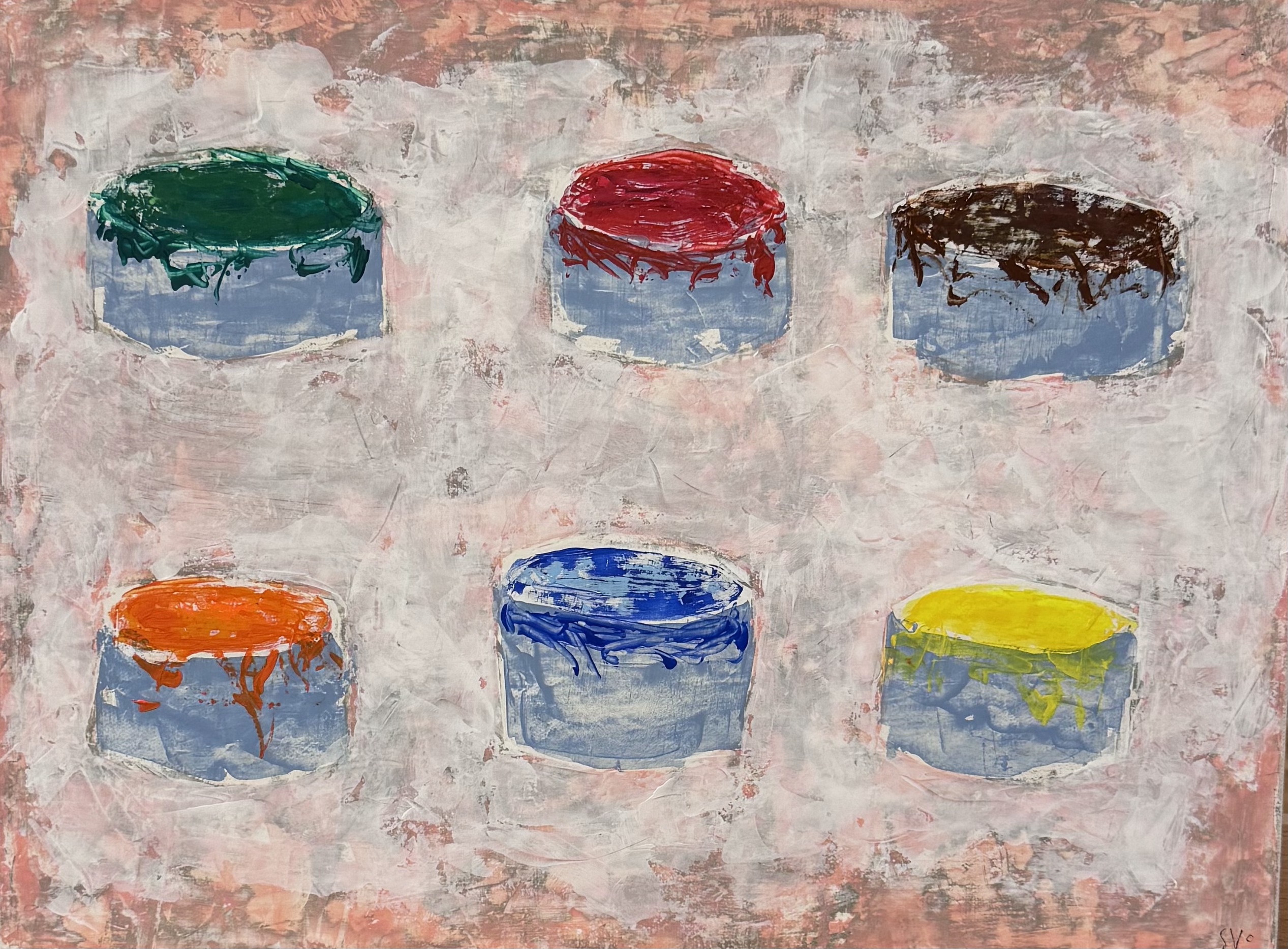 Obraz „Šest barev“ 30 x 40 cm – Jan Svoboda