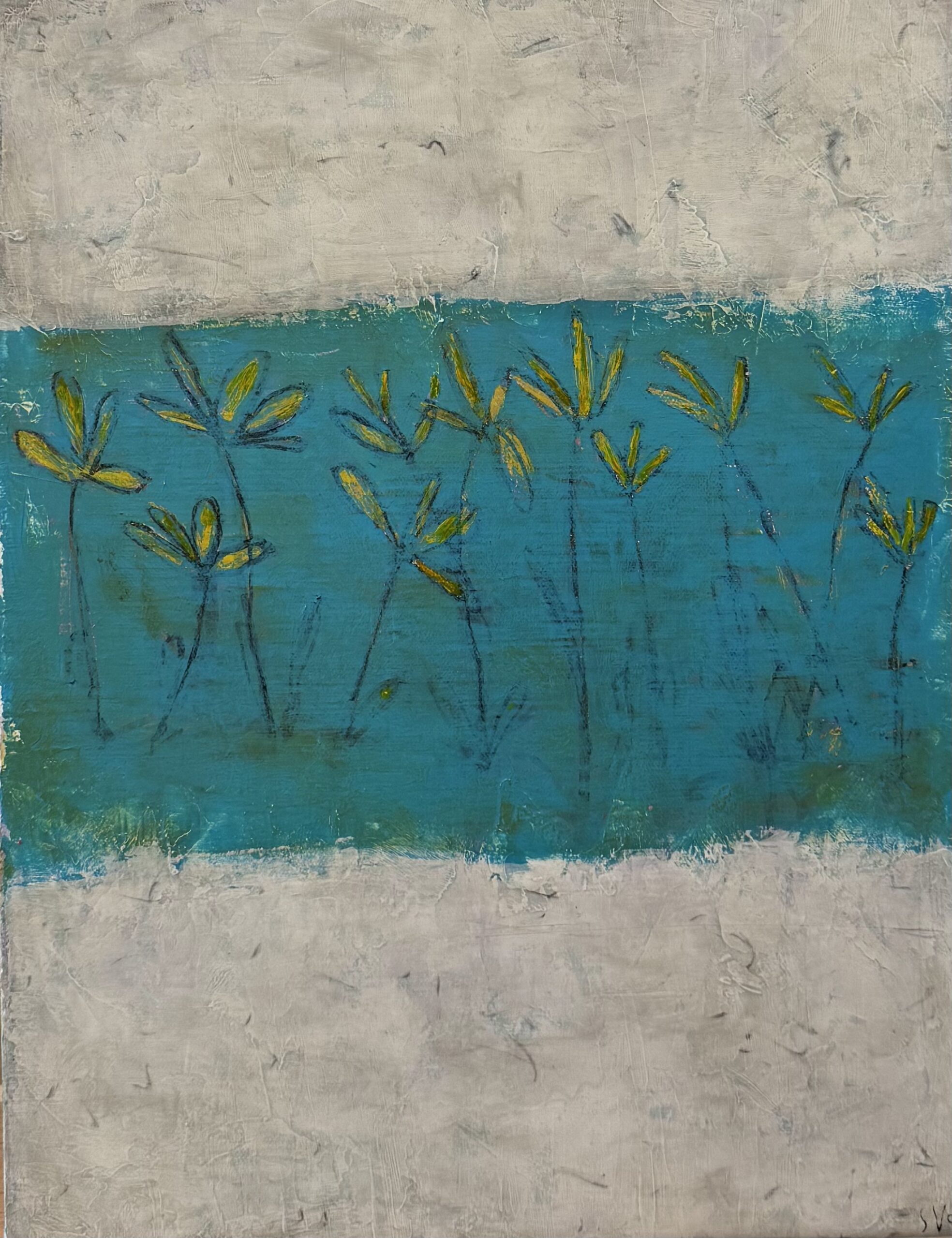 Obraz „Záhon“ 40 x 30 cm – Jan Svoboda