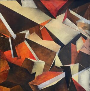 Obraz "V labyrintu 2" 100 x 100 cm - Andrzej Cieslar