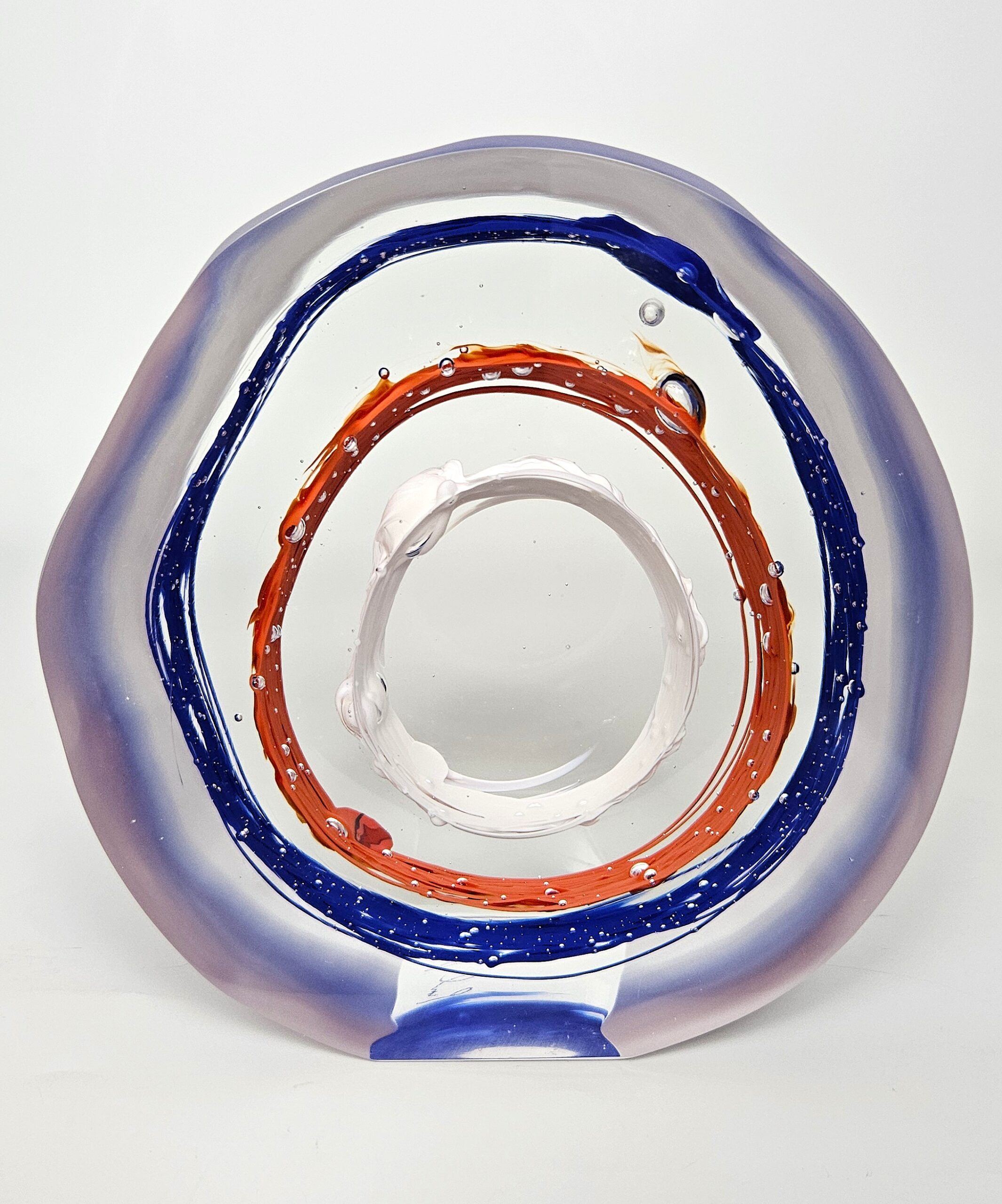 Skleněná plastika "Trikolora" – Pavel Havelka - Obrázek 3