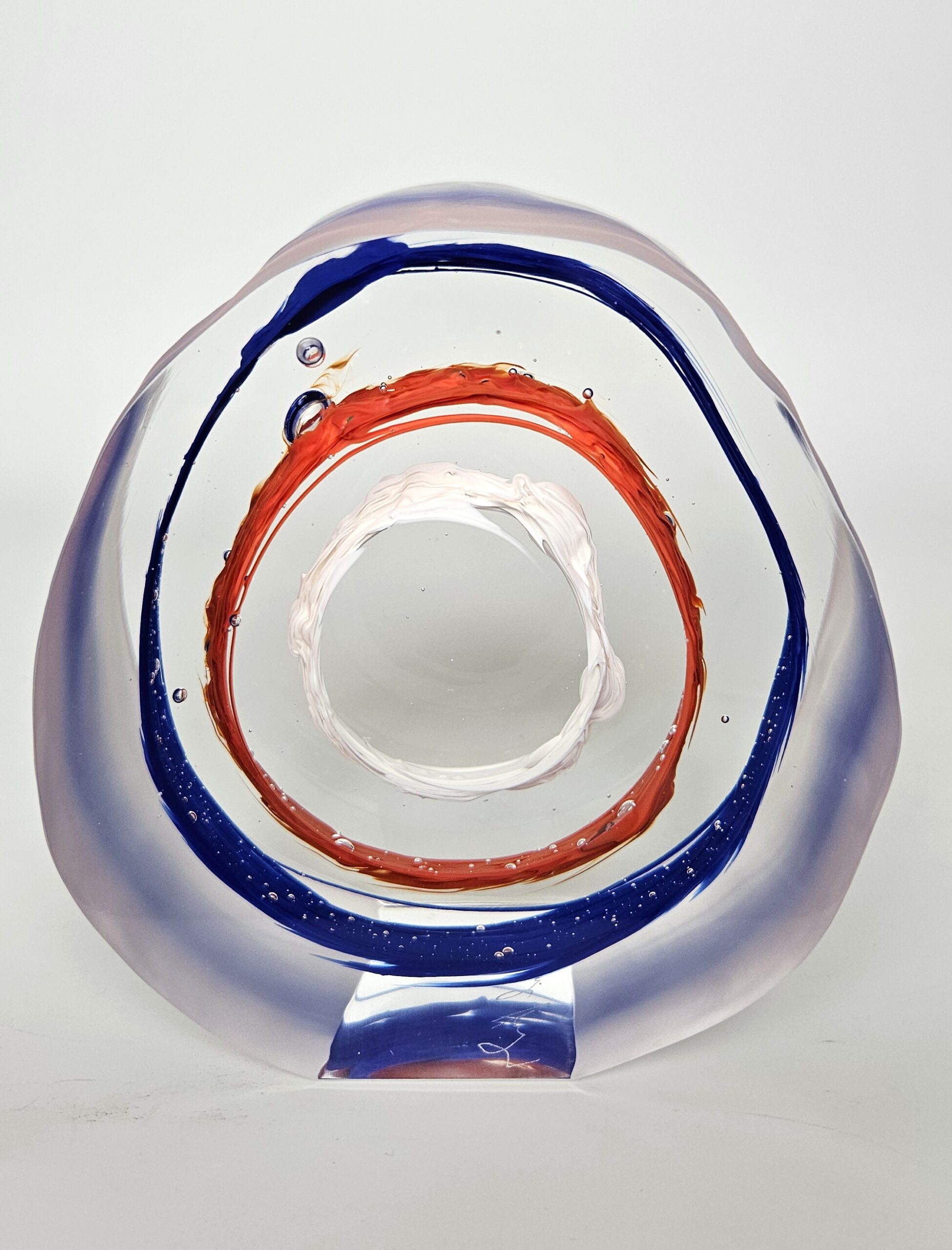 Skleněná plastika "Trikolora" – Pavel Havelka