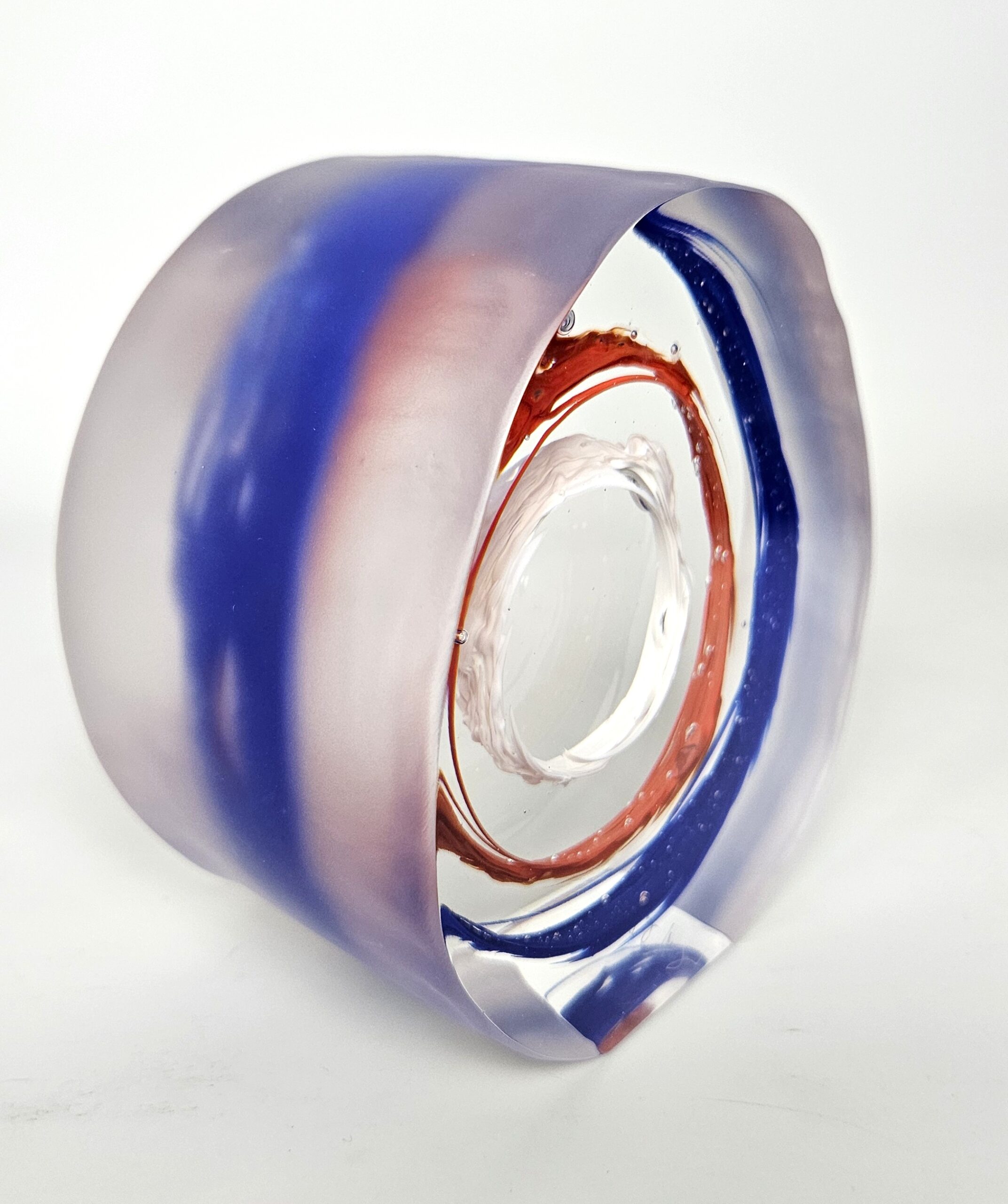 Skleněná plastika "Trikolora" – Pavel Havelka - Obrázek 2