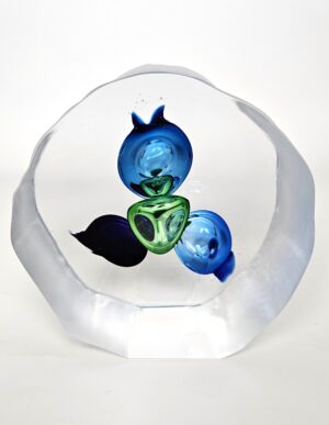 Skleněná plastika „Nucleus“ – Pavel Havelka